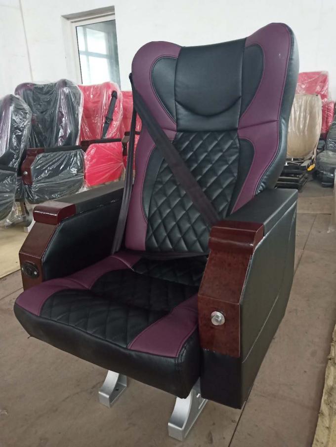 OEM Leather Fabric Luxury Coach Folding Bus Seats For Sale