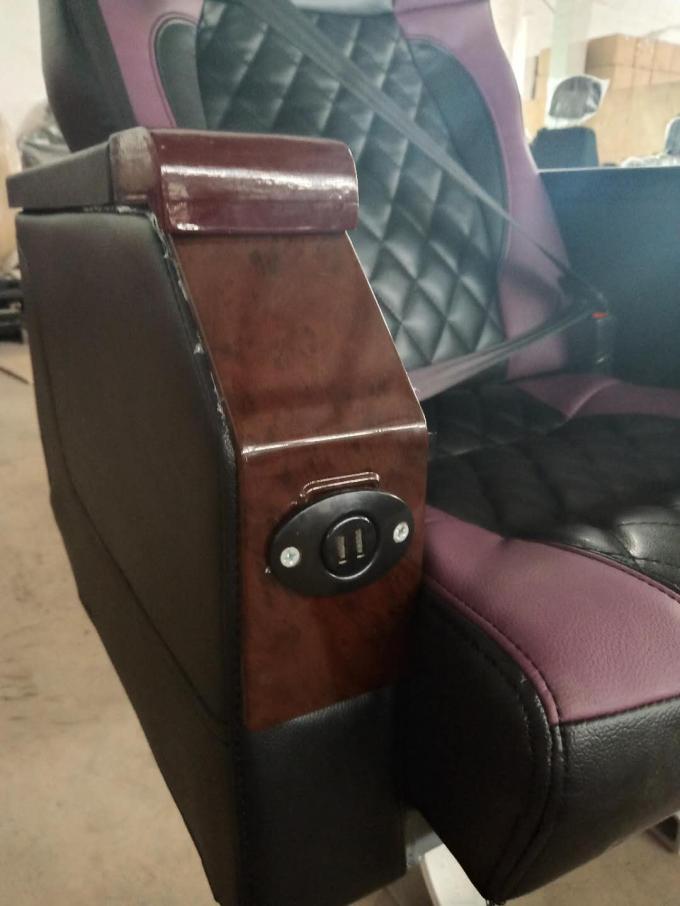 OEM Leather Fabric Luxury Coach Folding Bus Seats For Sale