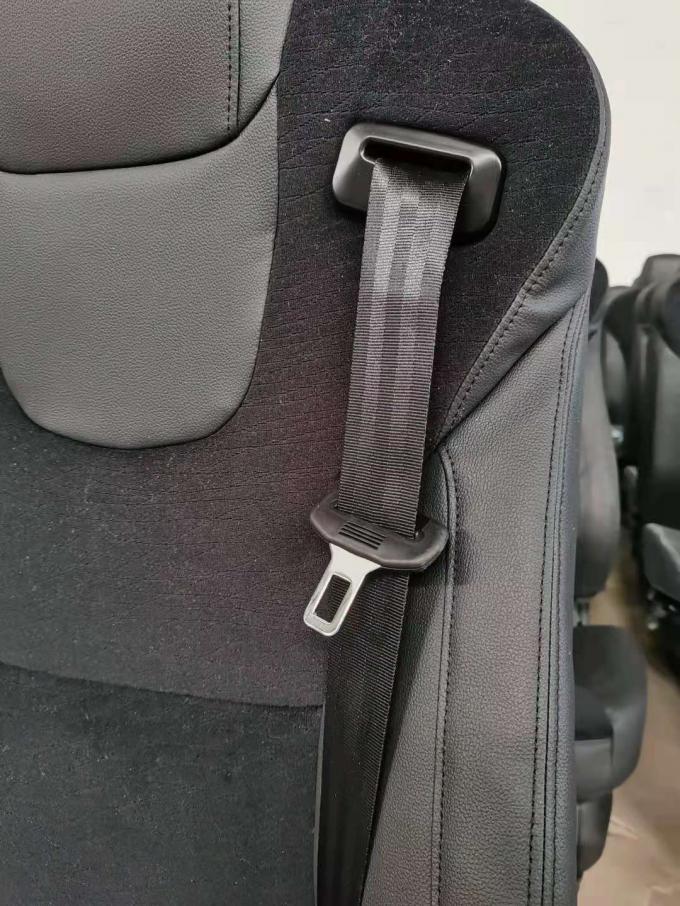 Comfortable Luxury Bus Driver Seat Ergonomic Curve With Headrest Safe Belt