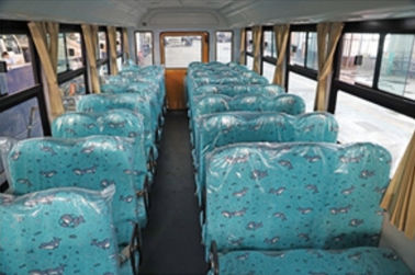 Children School Bus Seats 330*302*1020mm High Density Polyurethane Foam