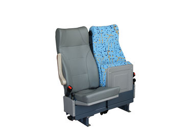 Commerical Bus Passenger Seats Smooth Cover Surface Easy Cleaning Space Saving