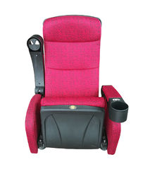 Hall Cinema Room Chairs , Cinema Lounge Chairs Aluminum Alloy Structure