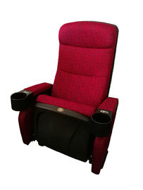 OEM ODM Cinema Chairs , Leather Movie Chairs Synthetic Leather Material