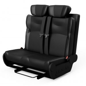 RV Widening Flat Folding Bus Seat Adjustable Armrest
