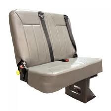 High Resilience Folding Bus Seat Cold Formed With USB Charging Port
