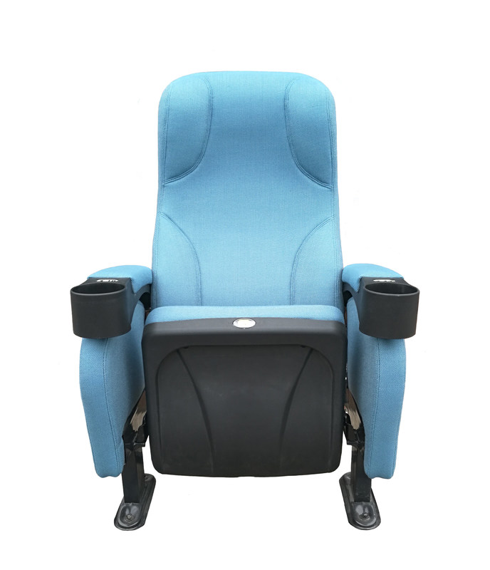 Professional Commercial Theater Seating Folding Type Customized Center Distance