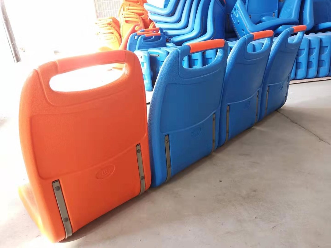 Abs Plastic Bus Single / Double Seat Boat Seat With Cushion For Ship City Bus