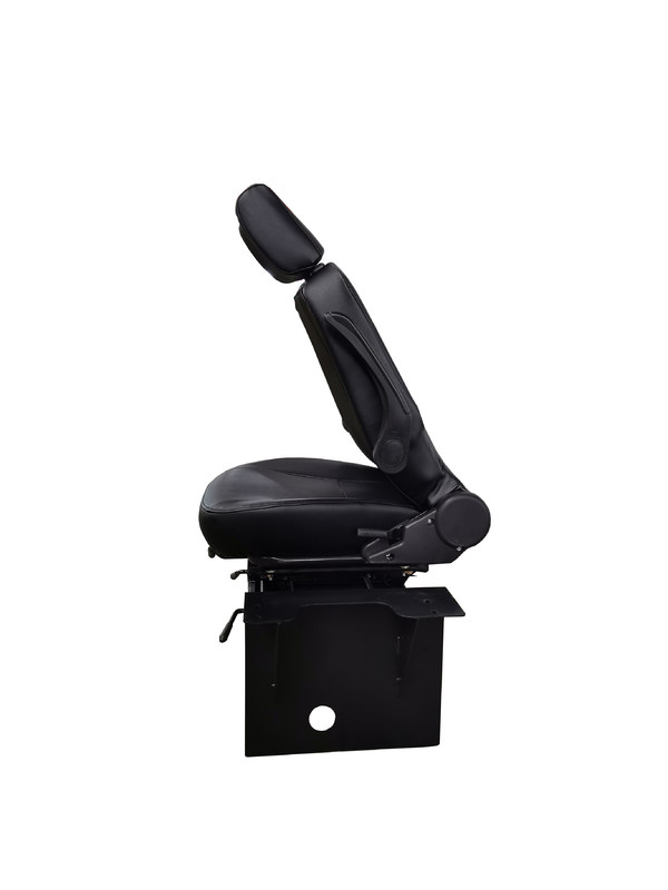 Excavator Operator Marine Passenger Seats Balck Color With Push Back