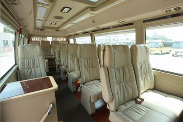 Fabric Covering Coaster Bus Seats Aluminum Base Frame Headrest Cover