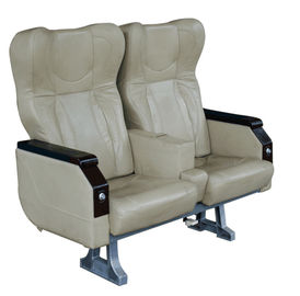 Artificial Leather Covering Luxury Bus Seats Slidable Aisle Side Seat Durable