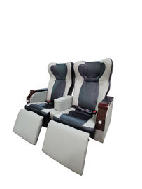 High Density Cushion Luxury Coach Seats , Deluxe Bus Seats Strong Steel Frame Structure