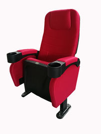 High Wear Resistance Theater Room Seating Flexible Plastic Armrest Color Non Faded