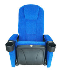 Space Saving Commercial Theater Seating Row LED Side Light Comfort Ensured