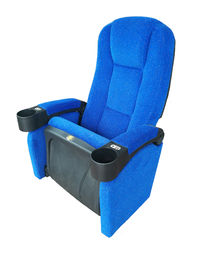Space Saving Commercial Theater Seating Row LED Side Light Comfort Ensured