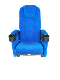 Space Saving Commercial Theater Seating Row LED Side Light Comfort Ensured