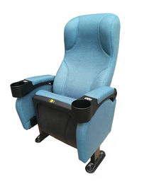 Front Row Movie Theater Seats , Plastic  Theater Seating Furniture Floor Mounted