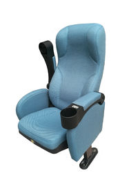 Front Row Movie Theater Seats , Plastic  Theater Seating Furniture Floor Mounted