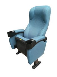 Front Row Movie Theater Seats , Plastic  Theater Seating Furniture Floor Mounted
