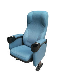 Front Row Movie Theater Seats , Plastic  Theater Seating Furniture Floor Mounted
