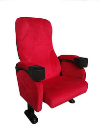 Luxury Home Theater Seating , Media Room Chairs Contoured Seat Cushion
