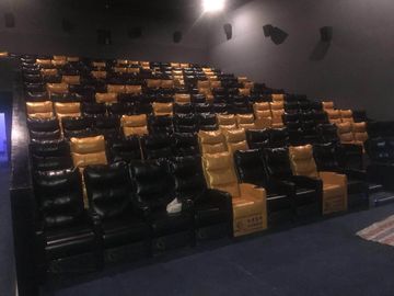 Antique Commercial Cinema Seats High Impact Polypropylene Back Textured Surface