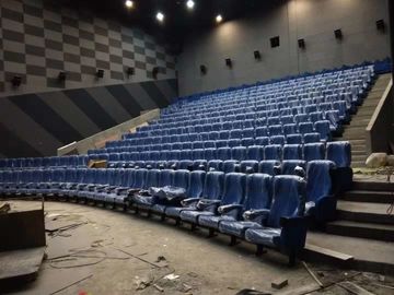 Media Room Commercial Theater Seating Customized Color Folded Design