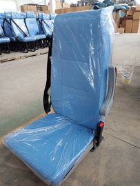 Safety Belt Luxury Coach Seats , Reclining Bus Seats Multi - Functional Armrest