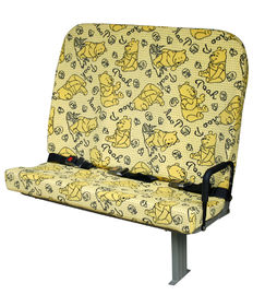 School Bus Seats Integrative Bottom Cushion Back With Hand Grip Simplified Assembly