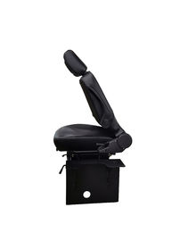 Excavator Operator Marine Passenger Seats Balck Color With Push Back