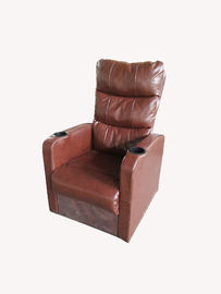 Synthetic Leather Cover Theater Seating Sofa Firm Strong Mechanism Easy Installation