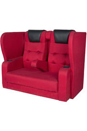 Vip Grade Theatre Couple Seat Foldable Easy Installation Reinforced Frame