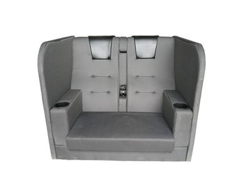 Custom Colors Theatre Couple Seat Iron Floor Mounting Type Base Cold Molded