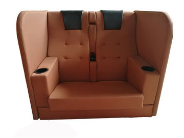 Fabric Cloth Cover Vip Cinema Seating Fixed Chair Upholstered With Durable Fabric