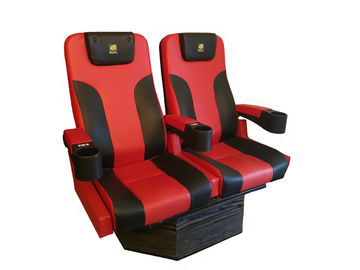 Anti Rusting Home Theater Recliner Chair Inner Plywood Frame Flame Retardant