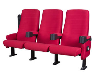 Easy Cleaning Cinema Chairs Furniture Easy Installation ABS Plastic Shell