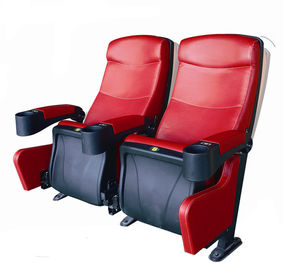 Aluminum Alloy Structure Cinema Chairs Stylish 1260*445*1200mm Stable