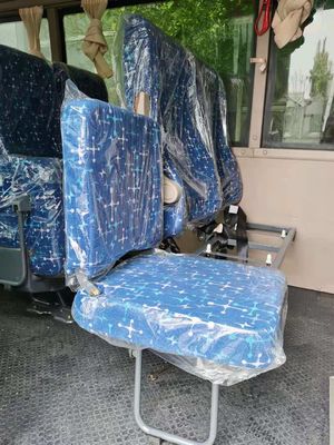 Coaster Armrest Mini Bus Passenger Seat With 3 point Belt