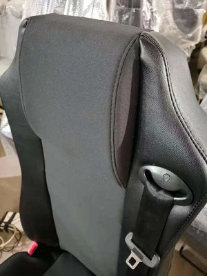 Strong Steel Artificial Leather Bus Driver Seat Width 545mm Depth 460mm