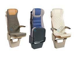 Strong Steel Pilot Folding Bus Seat For Boat Ferry Bus