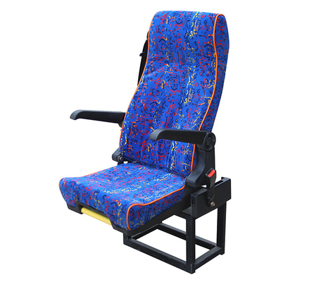 Luxury Coach Bus Folding Seats 840mm Cloth Fabric 3 Point Retractable