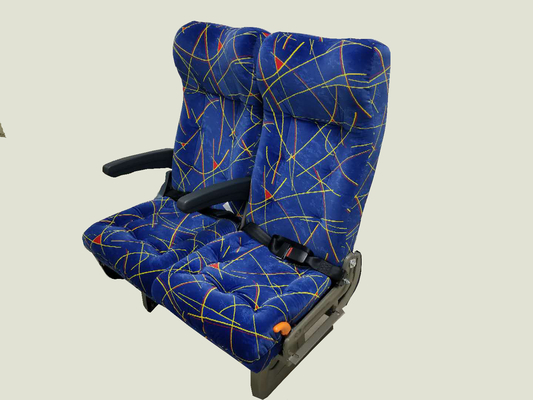 Custom Size Bus Passenger Seats Seat Textile Fabric Classic Style